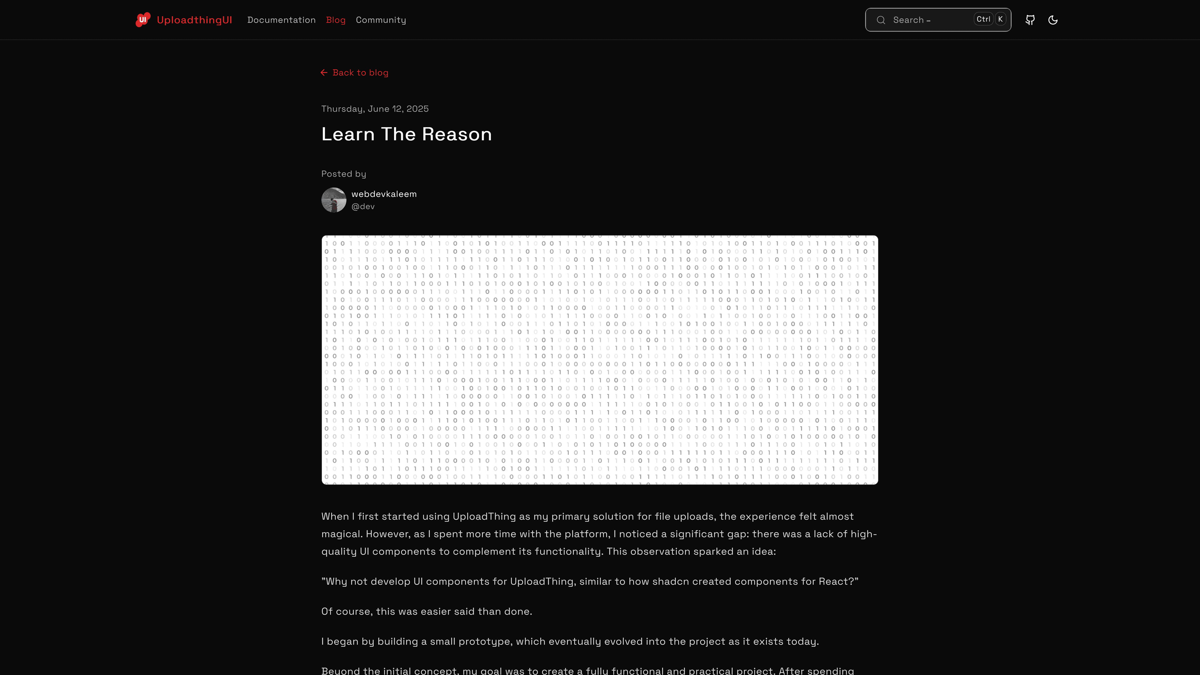 UploadThing UI Project 4